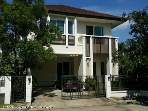 บ้านเดี่ยว ม.เดอะซิตี้ ราชพฤกษ์ พระราม5 เนื้อที่ 83.5 ตรว. หลังริม  บิวท์อินเฟอร์ฯ  ใกล้ย่านธุรกิจการค้า 