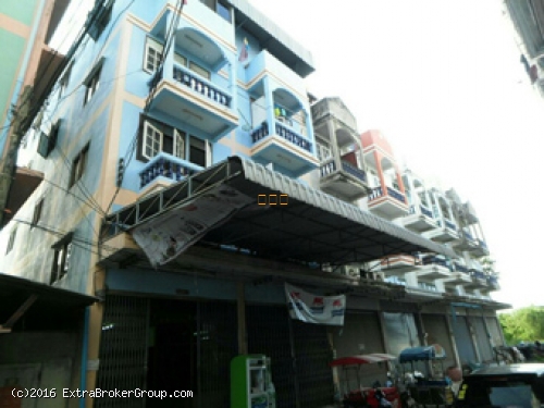 กิจการห้องเช่า 4ชั้น ใกล้ ร.พ เอกชัย -แหล่งชุมชน  พร้อมสำนักงานoffice เก็บรายได้ต่อเลย 