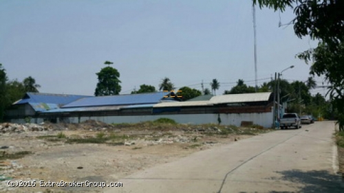 โกดังโรงงาน ย่านราชพฤกษ์ นนทบุรี บางพลับ แปลงมุม รถใหญ่เข้าถึง 