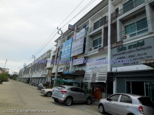 p0124, ขายตึกแถว 3.5ชั้น เนื้อที่ 17.3ตรว.ประชาอุทิศ สุขสวัสดิ์ ตกแต่งทุกชั้น ทำการค้าได้เลย 