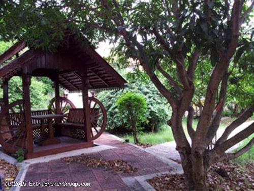 บ้านเดี่ยว 376 ตรว. ม.ล้วนพฤกษา เทพารักษ์96 หลังมุม ติดถนนเมน บรรยากาศร่มรื่น 