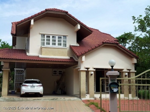 บ้านเดี่ยว 376 ตรว. ม.ล้วนพฤกษา เทพารักษ์96 หลังมุม ติดถนนเมน บรรยากาศร่มรื่น 