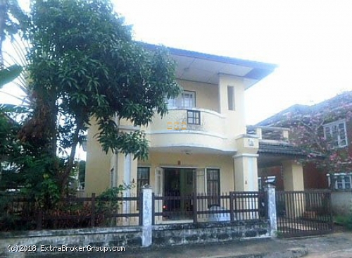 บ้านเดี่ยว ม.ตวันนาวิลล์ รังสิต-ธัญบุรี คลอง8 ชั้นล่างมีห้องนอนผู้สูงอายุ 