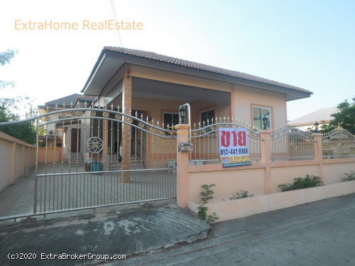 p0190, ขายบ้านเดี่ยว 95ตรว.3นอน3น้ำ ไม่เคยอยู่  เทิดราชัน21 ดอนเมือง 