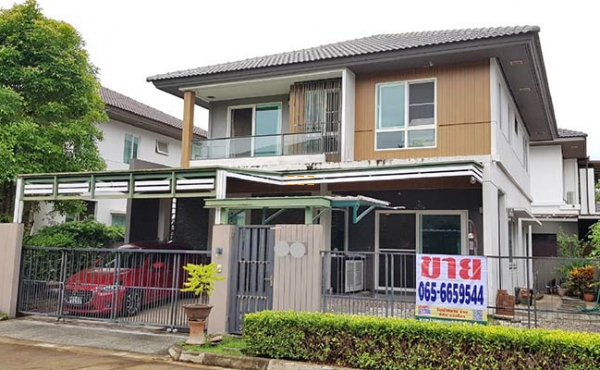 บ้านเดี่ยว 53.6 วา. 2 ชั้น มัณฑนา กัลปพฤกษ์-วงแหวน บ้านใหม่ แต่งสวย