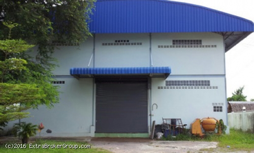 โรงงาน/โกดัง เนื้อที่ 1ไร่ 2 ชั้น พร้อมบ้านพัก  ทำงานต่อได้ทันที พร้อมใช้งาน 