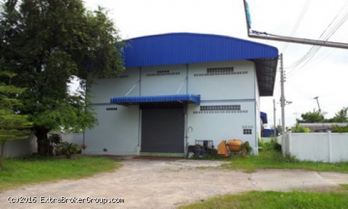 โรงงาน/โกดัง เนื้อที่ 1ไร่ 2 ชั้น พร้อมบ้านพัก  ทำงานต่อได้ทันที พร้อมใช้งาน 