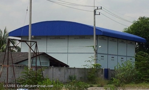 โรงงาน/โกดัง เนื้อที่ 1ไร่ 2 ชั้น พร้อมบ้านพัก  ทำงานต่อได้ทันที พร้อมใช้งาน 